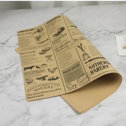 High Quality Food Grade Greaseproof Paper Raw Material Burger Wrapping Paper in Roll