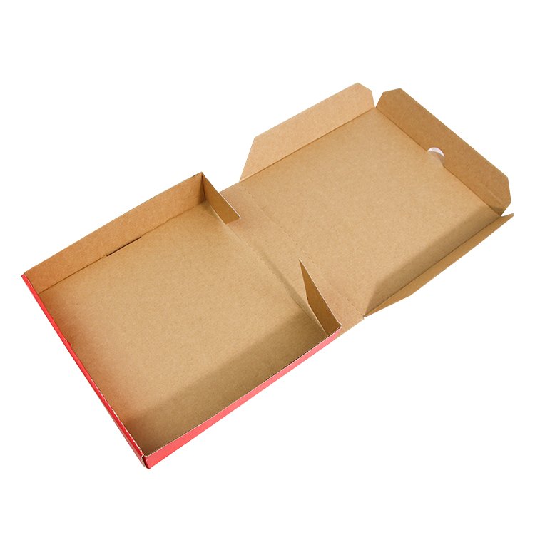 Bulk Pizza Boxes With Your Own Logo Red Color Wholesale Pizza Box Package Carton Supplier Custom Design Printed Packing