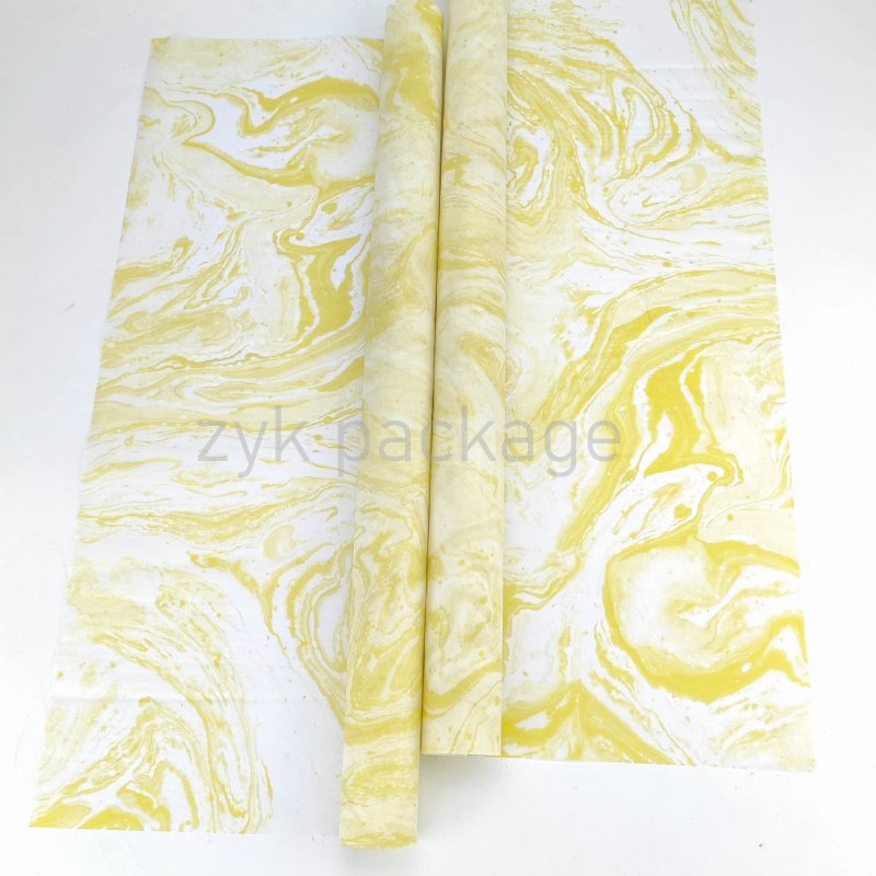 Popular Black Marble Tissue Paper Clothes Shoes Packaging Elegance Translucency Tissue Paper