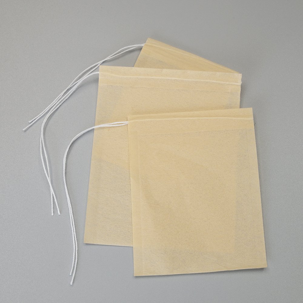 7*9cm Teabags Loose Leaf Powder Herbal Medicine Package Biodegradable Paper Tea Bag Drawstring Eco-friendly Filter Pouch