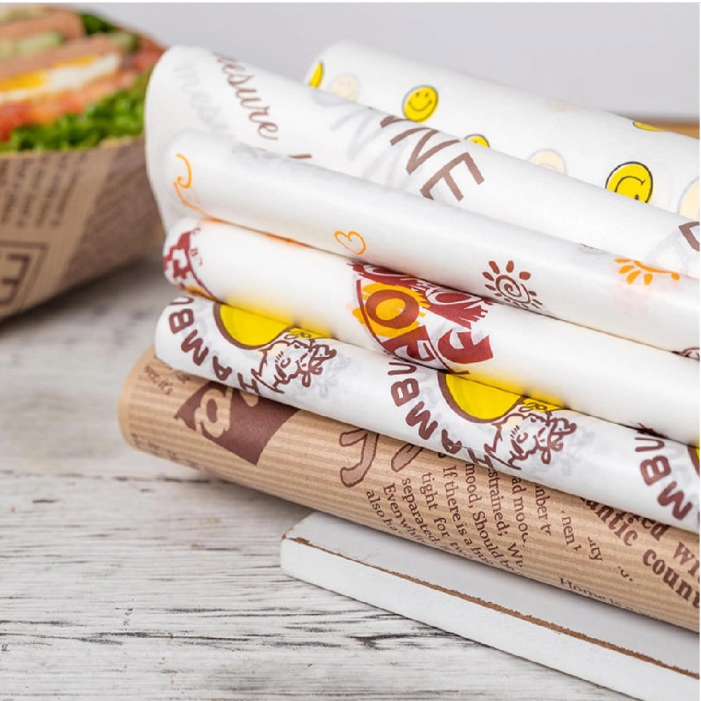 Wax Paper Food Picnic Paper Disposable Food Wrapping Greaseproof Food Paper Liners Wrapping Tissue