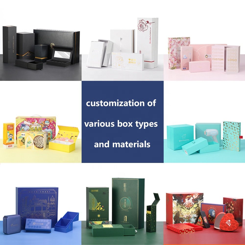 Custom Printing Paper Cigar Box Packaging Blank White Cigarette Packs Empty Cardboard Cigarette Boxes