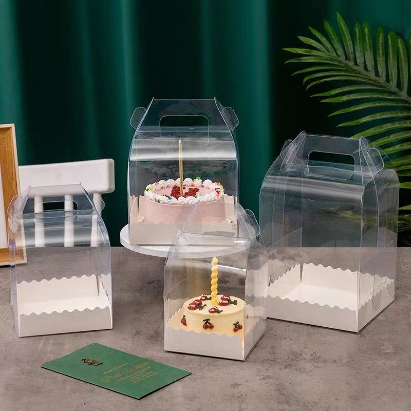 Takeaway Food Paper Box Fast Food Packaging Restaurant Paper Box with Handle