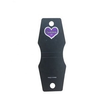 Wholesale Custom Printed Logo Paper Plastic Hair Bow Necklace Key chain Earring Jewelry Display Card By Printing Machine