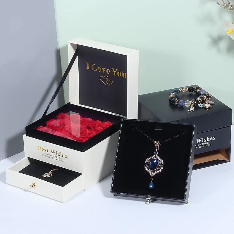 Valentine luxury gift boxes packaging customization personalised gift boxes large