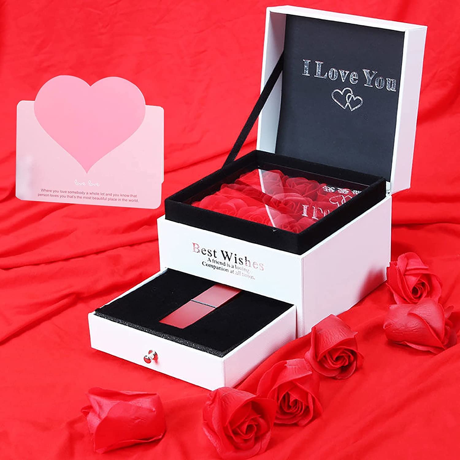 Valentine luxury gift boxes packaging customization personalised gift boxes large