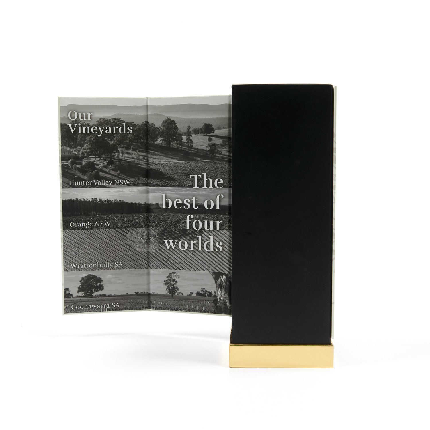 custom logo luxury red wine 6 or single bottle glasses hard cardboard paper black packaging box