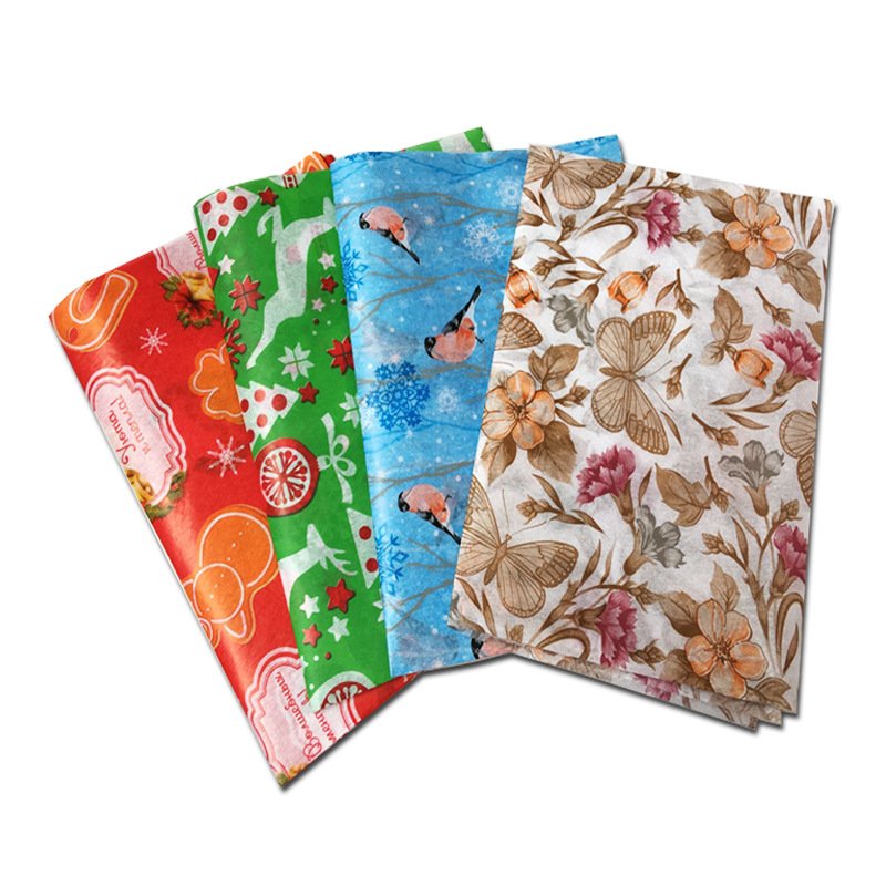 High Quality Custom Tissue Paper Flowers Printing Gift Decoration Wrapping Paper
