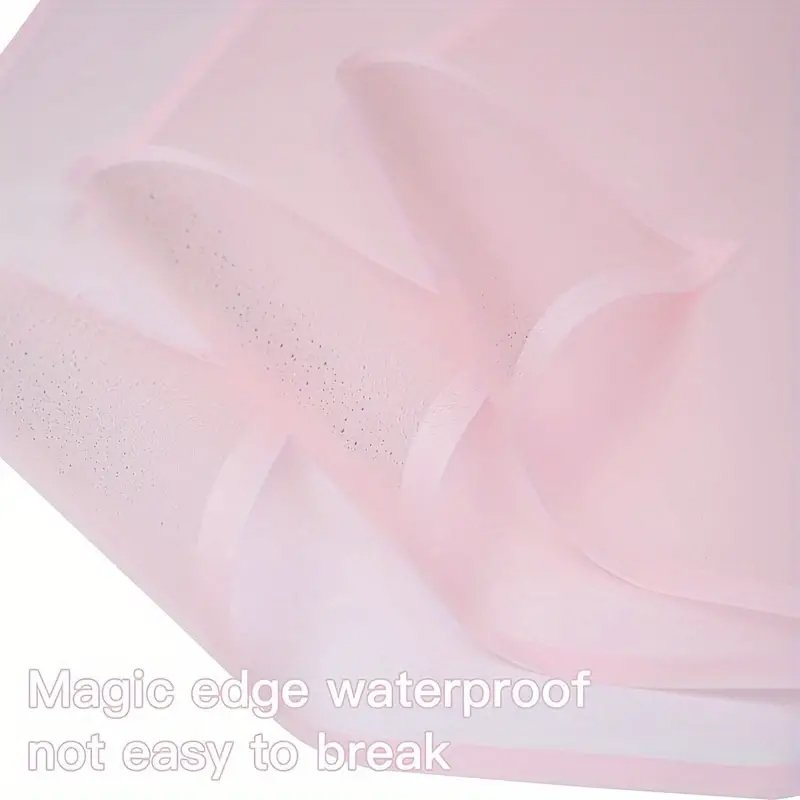 custom packaging 58*58cm Black Border Waterproof korean floral flower Wrapping Paper For flowers