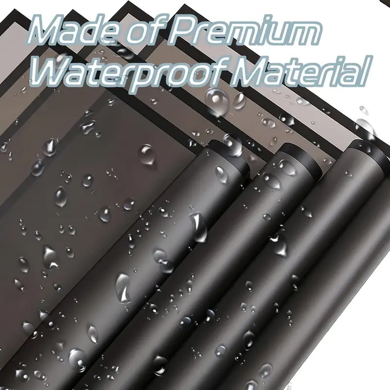 custom packaging 58*58cm Black Border Waterproof korean floral flower Wrapping Paper For flowers