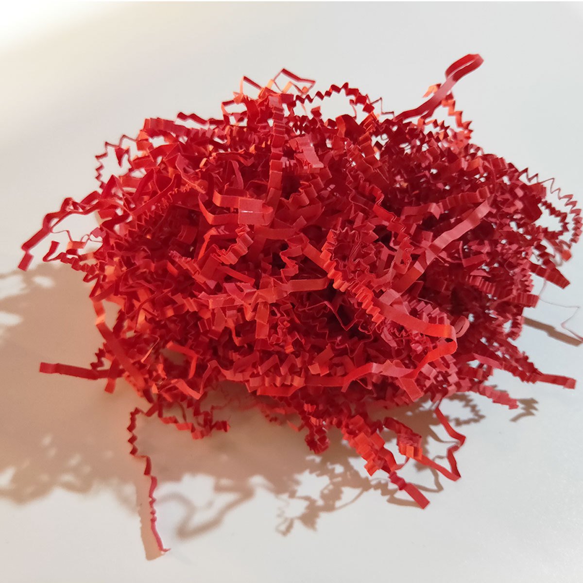 Red Wedding Gift Wrapping Crinkle Paper Filling Material Raffia Confetti shredded paper packing for gift package box