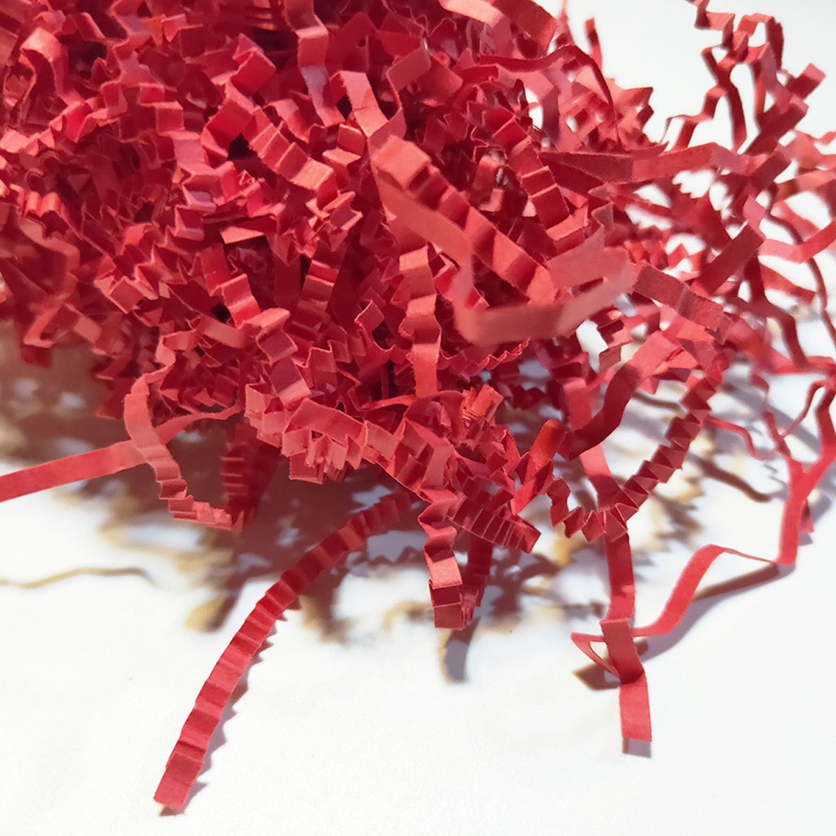 Red Wedding Gift Wrapping Crinkle Paper Filling Material Raffia Confetti shredded paper packing for gift package box