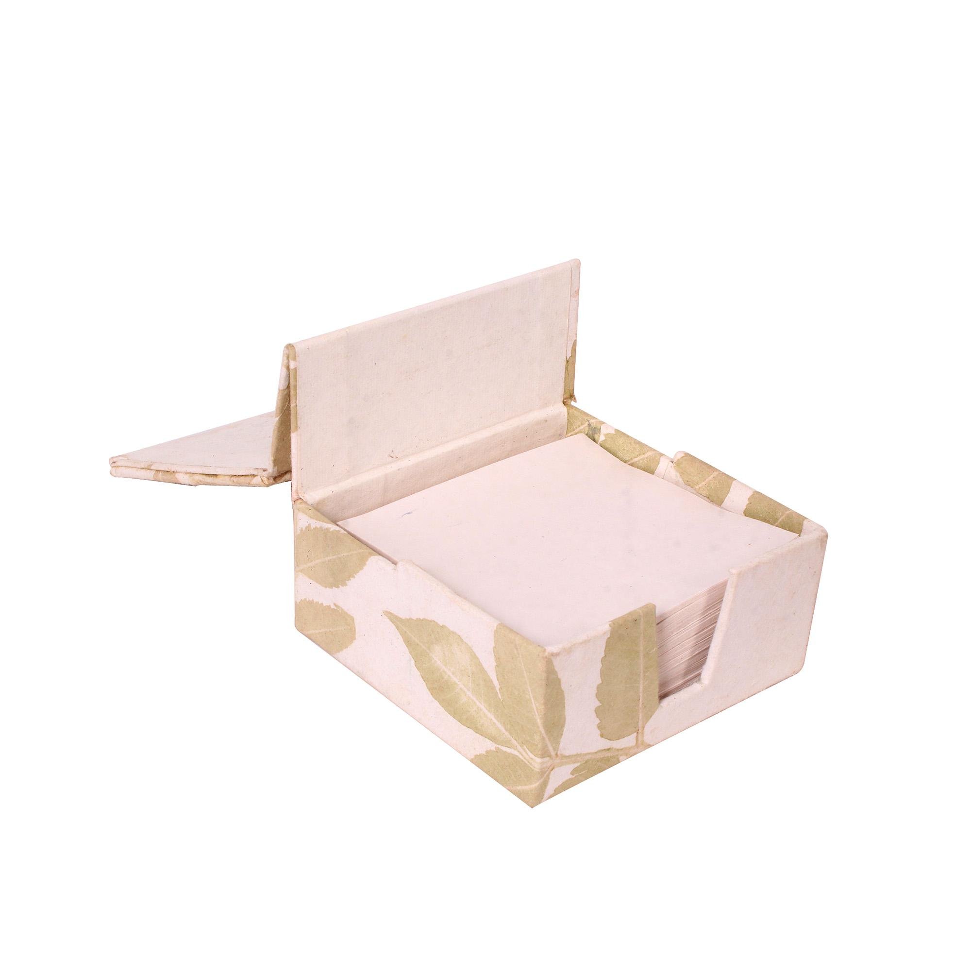 5"x5"x3" Beautiful Design Paper Box with Lid Brown and White Square Shape Leaf Design Packing Craft Paper Gift Box for Presents
