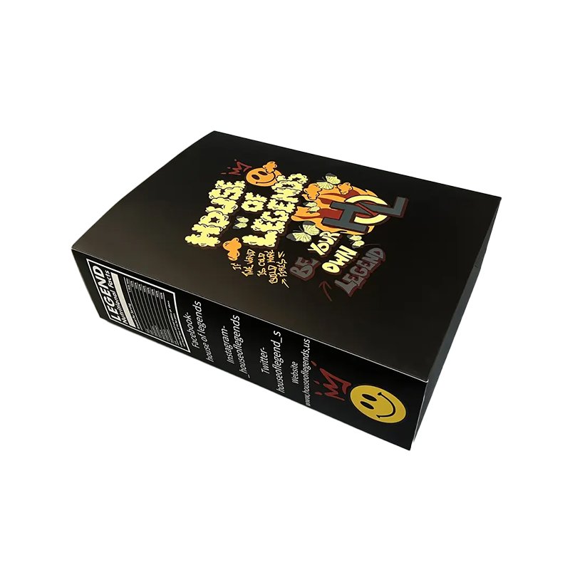 Wholesale Custom Logo Design Foldable Clothing Hoodies Paper Cereal Box Package Cereal Box Packaging For Clothes
