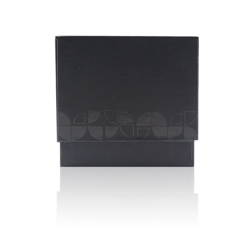 Manufacturer Custom printed luxury candle jars box printing candle packaging black boxes with lid Hard Cardboard Candle Box
