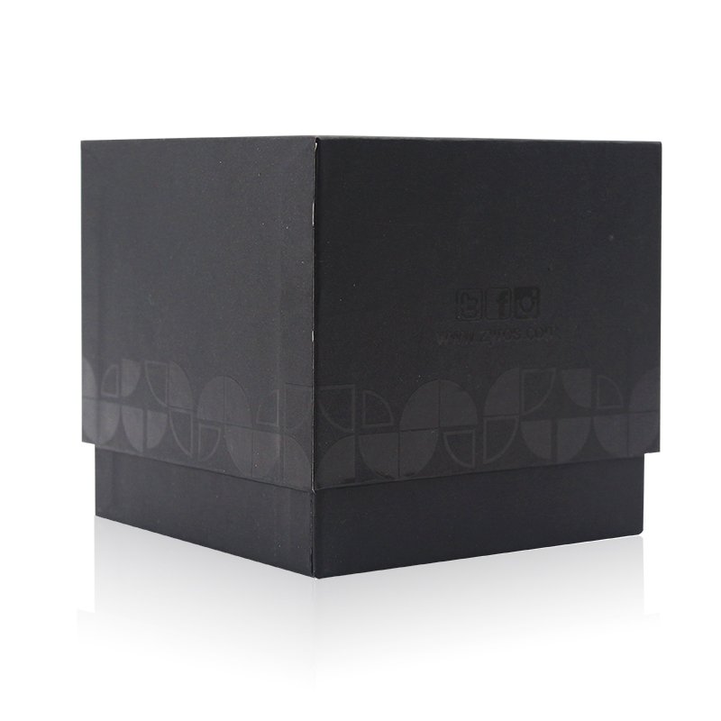 Manufacturer Custom printed luxury candle jars box printing candle packaging black boxes with lid Hard Cardboard Candle Box