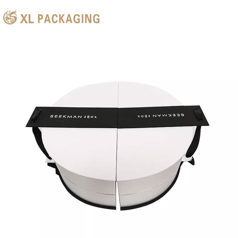 Customized Popular Semi-Circle Half Round Shape Design Silver Gold Color Empty Packaging Box For Cosmetic