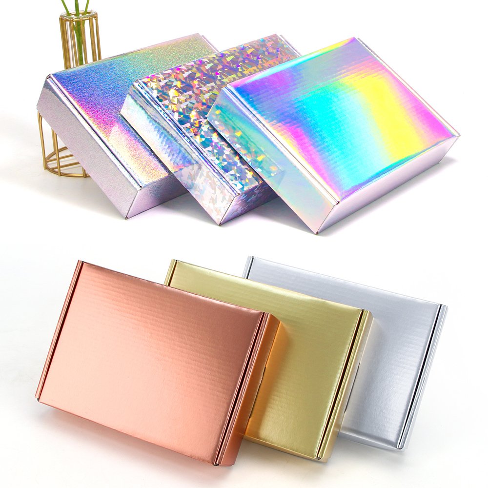 Custom Size Logo Wholesale Colorful Packaging Layer Corrugated Carton Laser Carton