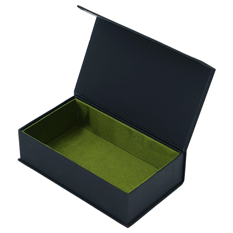 Customize Hard Cardboard Magnetic Close Book Shape Gift Box And Book Shape Paper Box For Scarves