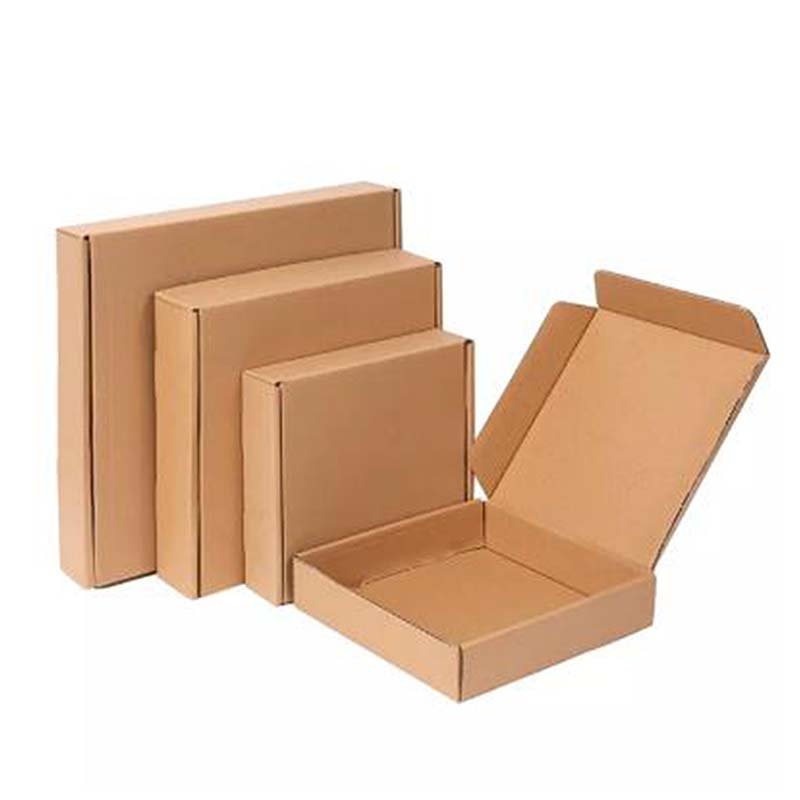Custom Logo Brown Clothing Corrugated Cardboard Packaging Mailer Box luxury Branded Apparel Shipping Paper Box