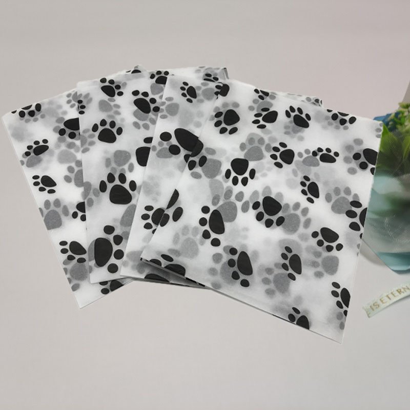 High Quality Gift Packaging Paper Chocolate Candy Wrapping Papers Tissue Bookmark Floral Accessories Wrap