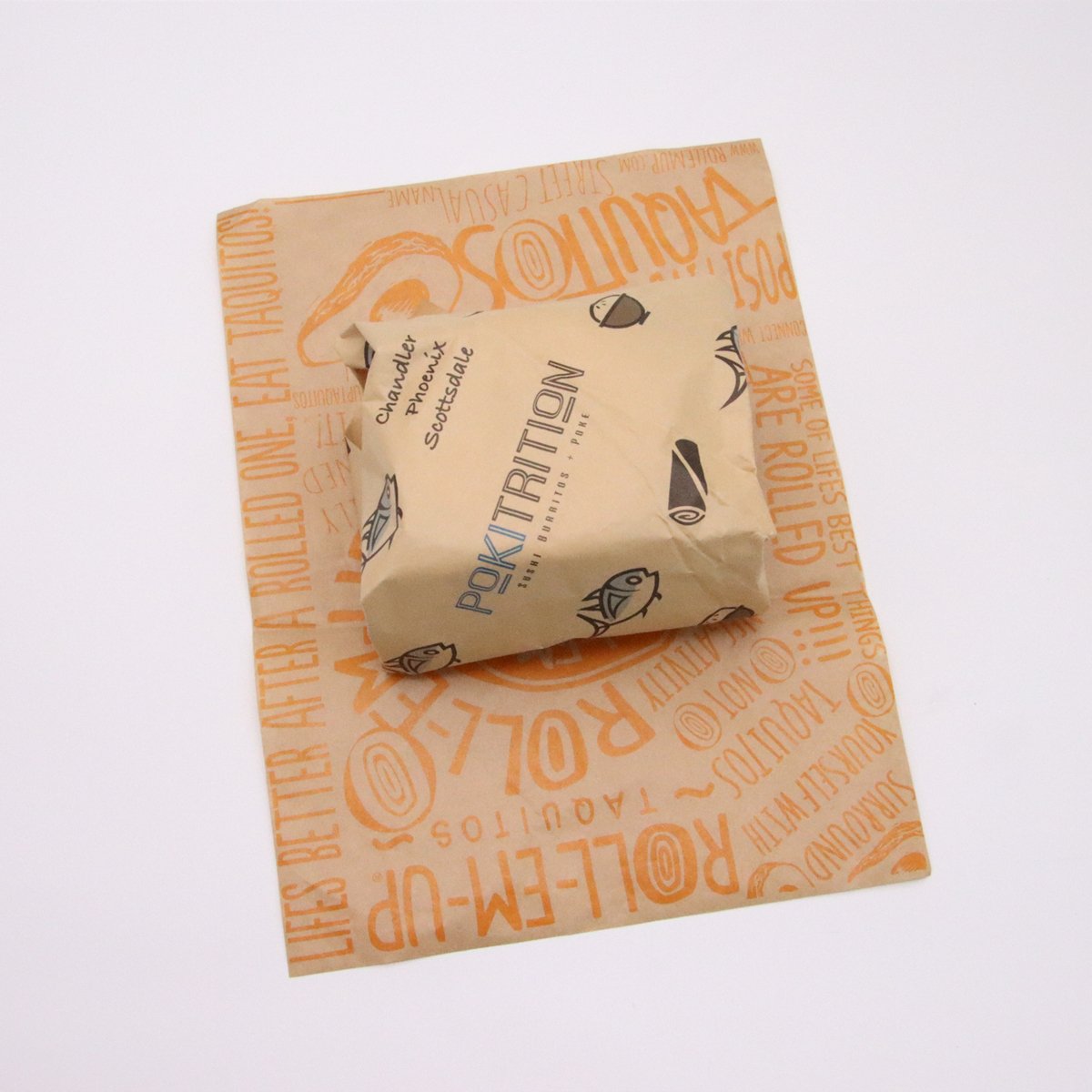 Kingwin custom plain white wax food grade wrapping paper for sale