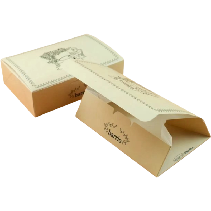 Factory Price Recyclable Custom Logo Cookie Macaron Bakery Packaging Paper Box