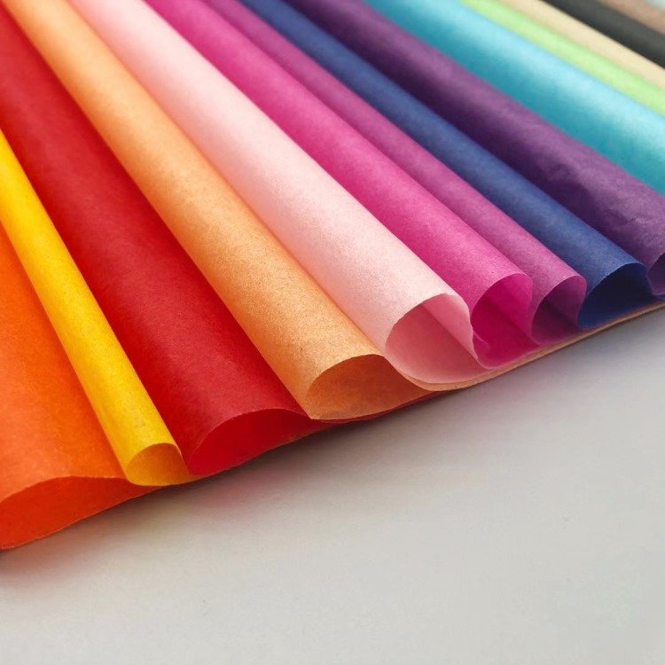 Wholesale Colour Gift Packaging Paper Custom Color Printed Wrapping Tissue Paper