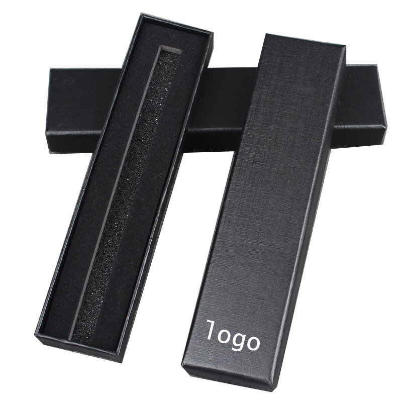 custom logo hard lid and cover paper pen gift packaging ballpen box