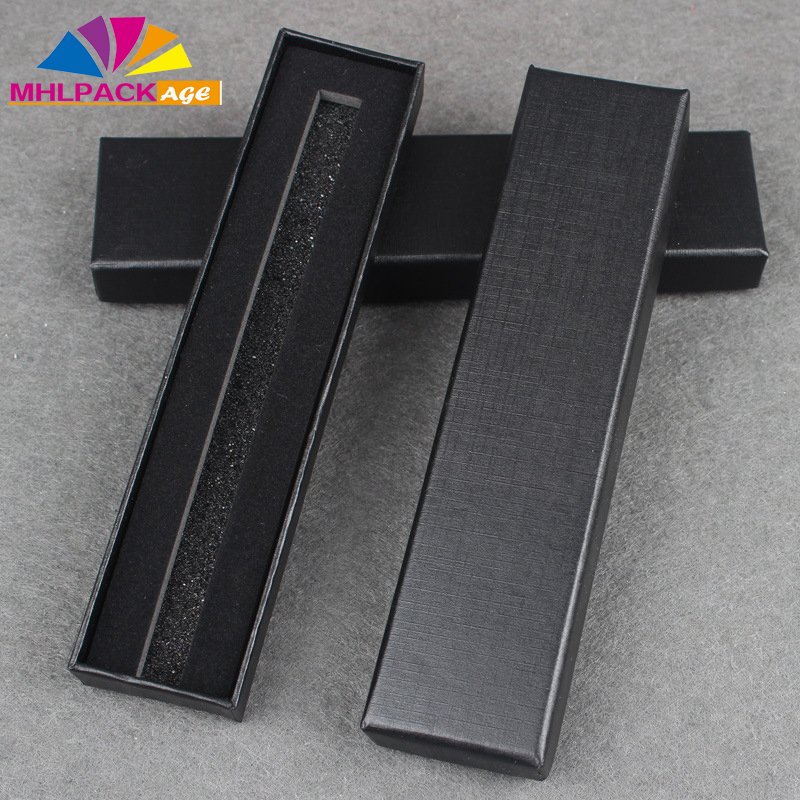 custom logo hard lid and cover paper pen gift packaging ballpen box