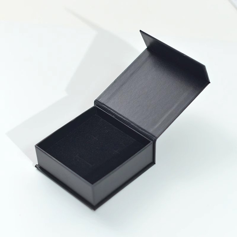 Wholesales Black Luxury Perfume Box With Foam Wedding Paper Box Portable Jewelry Wedding Gift