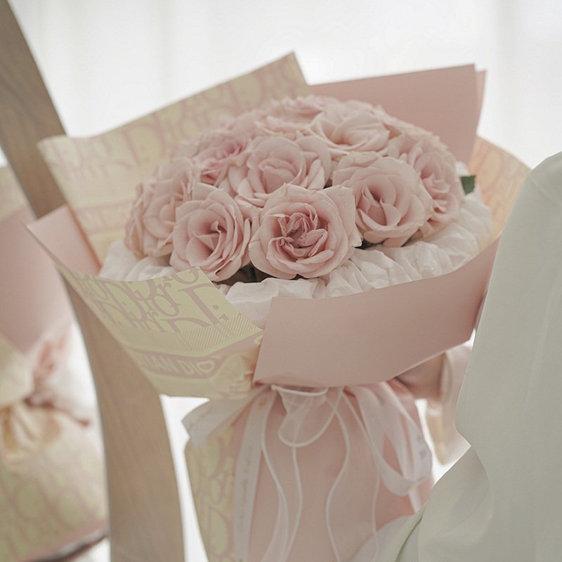 2024 Best Selling Waterproof Flower Wrapping Paper Designer Wrapping Paper For Flower Flower Shop Materials Korean Paper