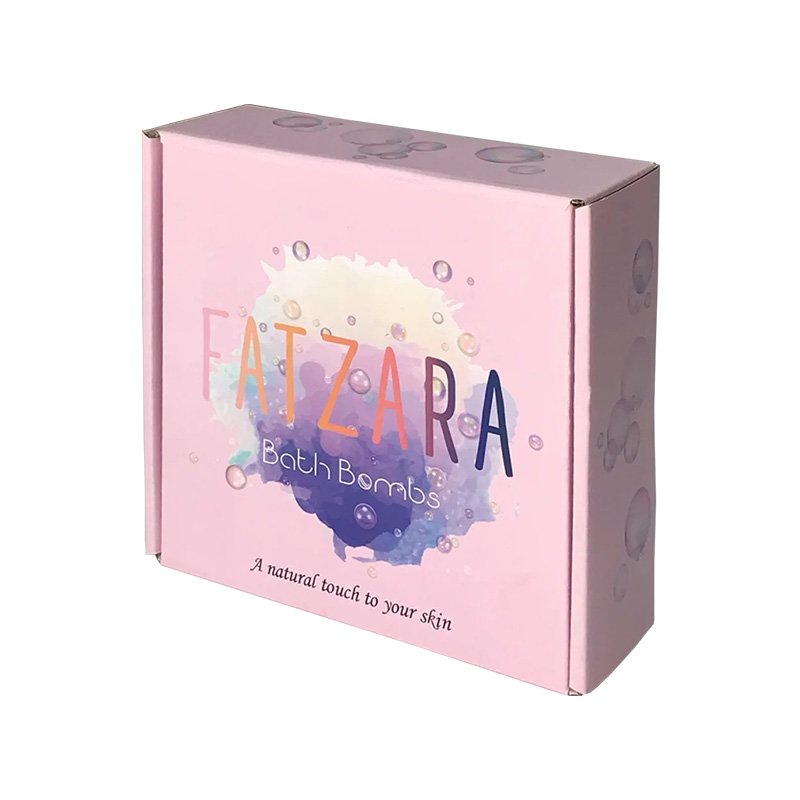Customized Logo Corrugated Cartons Shipping Mailer Box Pink Cardboard Gift Packaging Paper Boxes