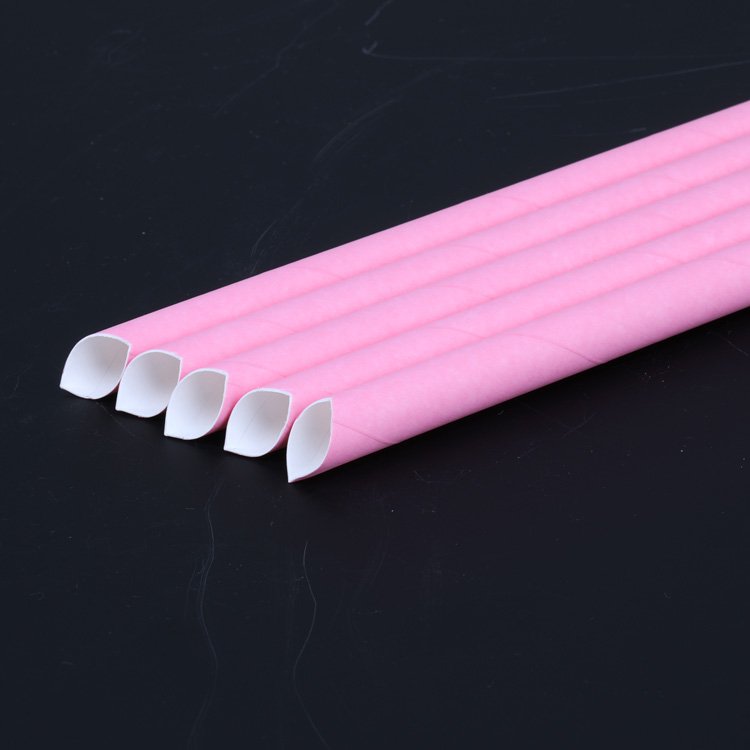 Disposable Bubble Tea Paper Straws Individually Wrapped Boba Eco Degradable Friendly Biodegradable Cool Drinking Paper Straw