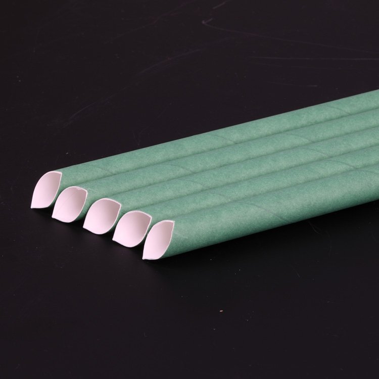 Disposable Bubble Tea Paper Straws Individually Wrapped Boba Eco Degradable Friendly Biodegradable Cool Drinking Paper Straw