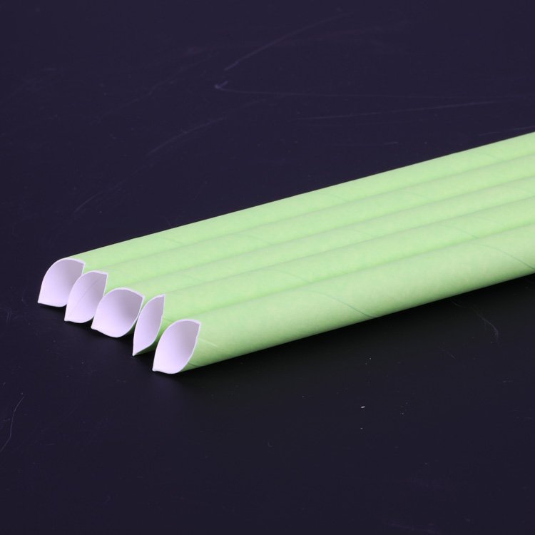 Disposable Bubble Tea Paper Straws Individually Wrapped Boba Eco Degradable Friendly Biodegradable Cool Drinking Paper Straw