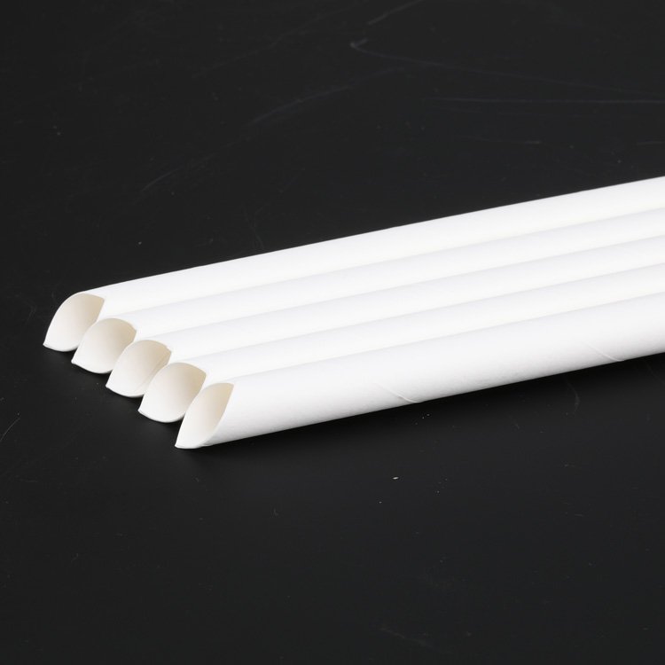 Disposable Bubble Tea Paper Straws Individually Wrapped Boba Eco Degradable Friendly Biodegradable Cool Drinking Paper Straw