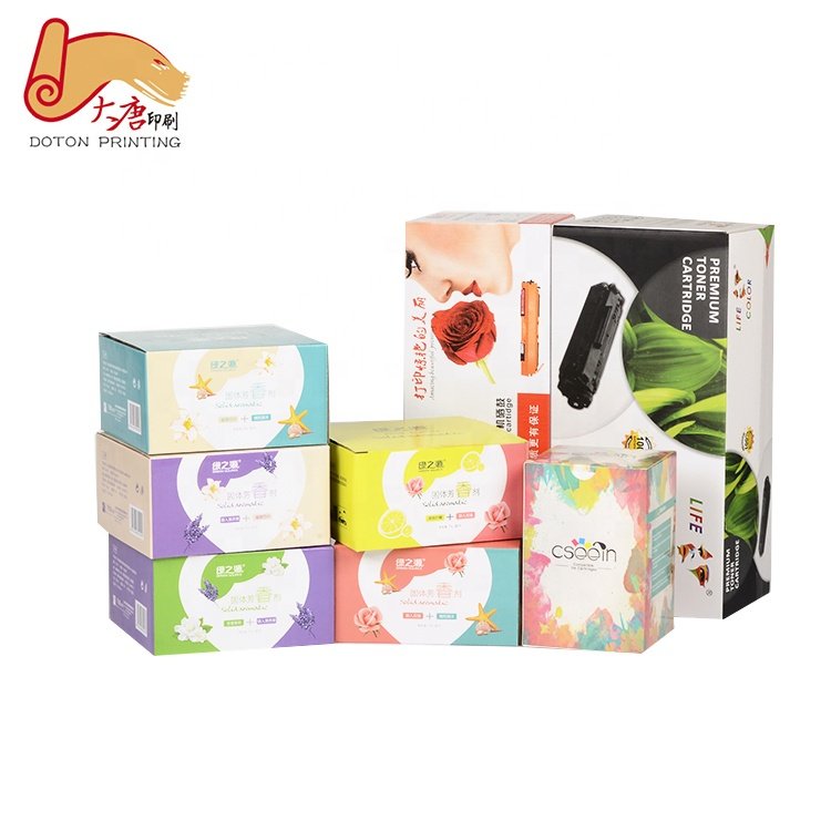 custom printed full color paper cardboard toner cartridge packaging paper box