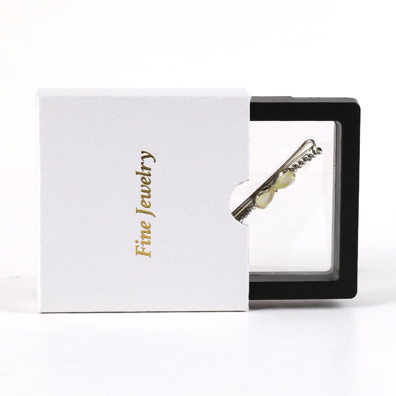 Oem Customize Your Own Logo Jewelry Box Multi-Size Luxury Ring Earrings Fashion Exquisite Packaging Paper Box