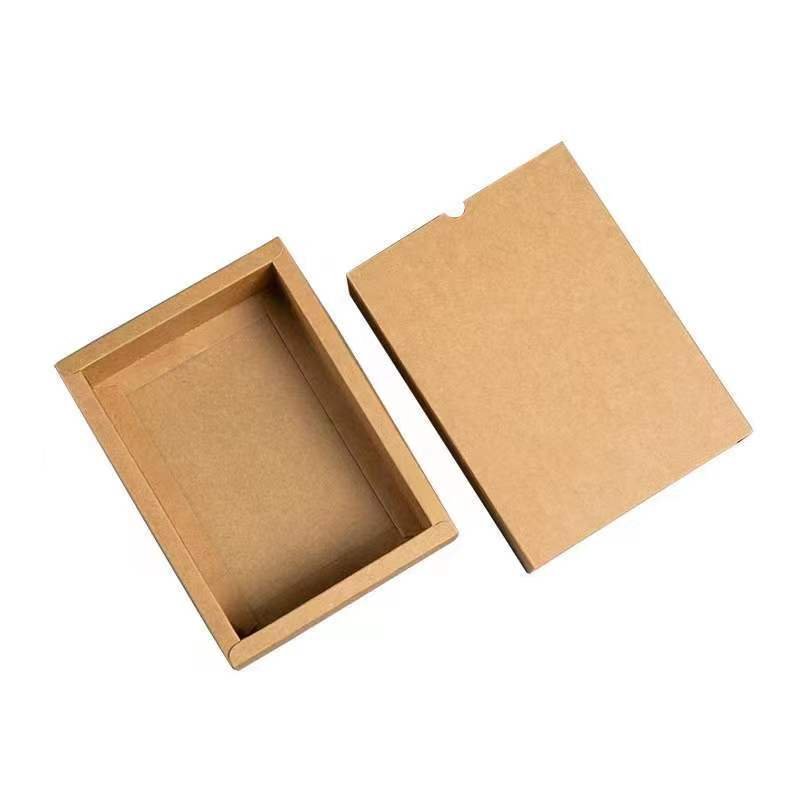 Custom Design Drawer Storage Paper Packaging Box for Eco Friendly Packages Kraft Paper Box Jewelry Packaging Customize Accept