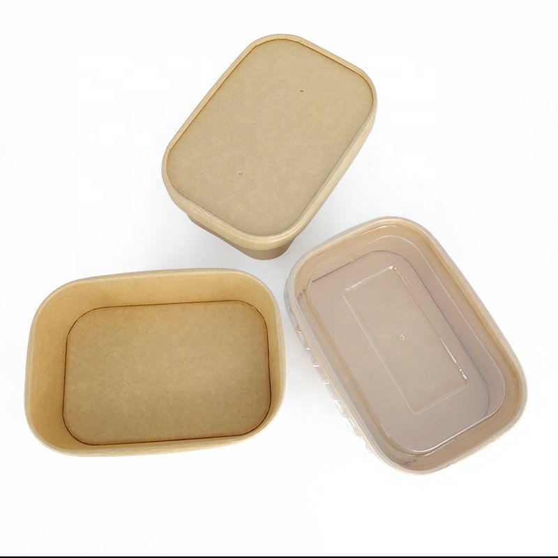 750ml Kraft Paper Take Away Box Food Container
