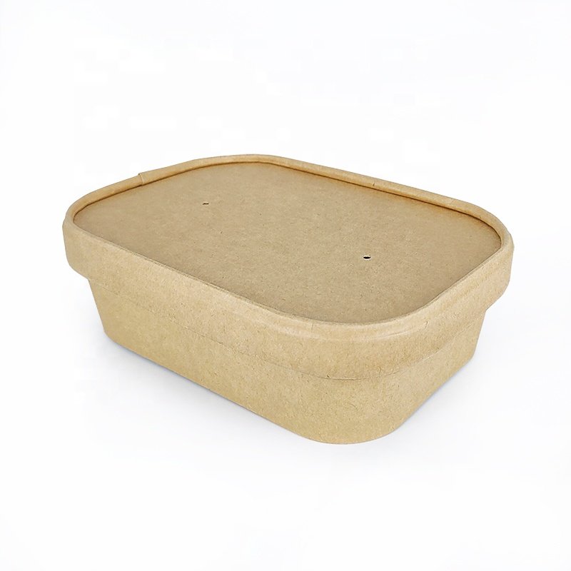 750ml Kraft Paper Take Away Box Food Container
