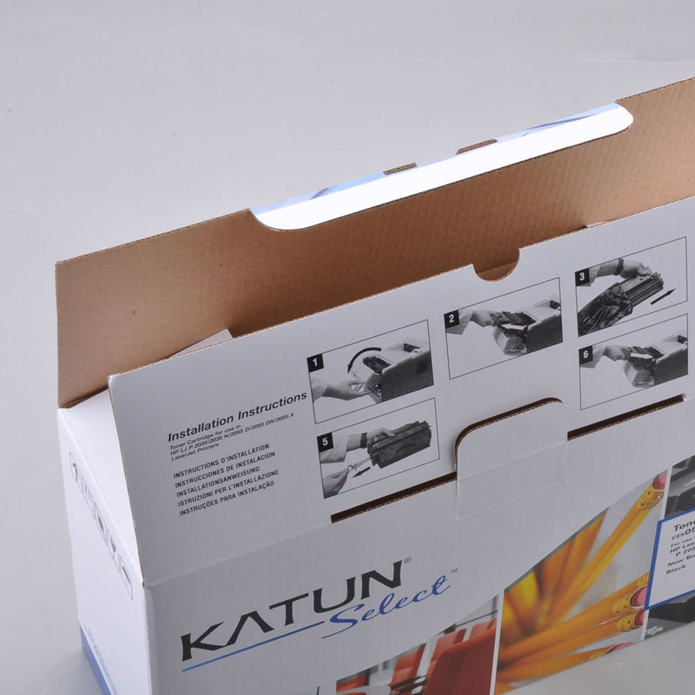 custom printed full color paper cardboard toner cartridge packaging paper box