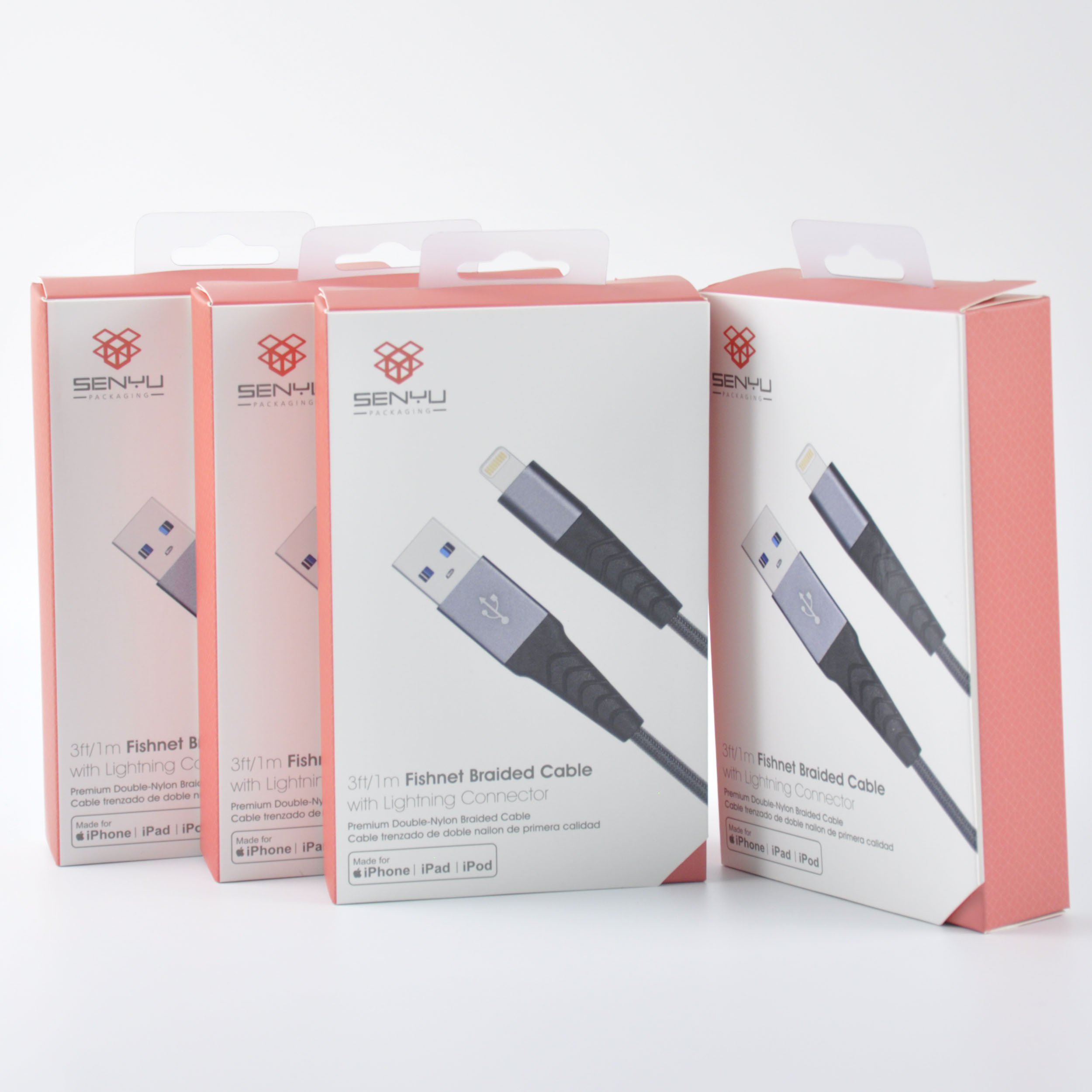 Custom Type C Cable Packing Mobile Phone Data Cable Packaging Paper Box Phone Case Packaging Box
