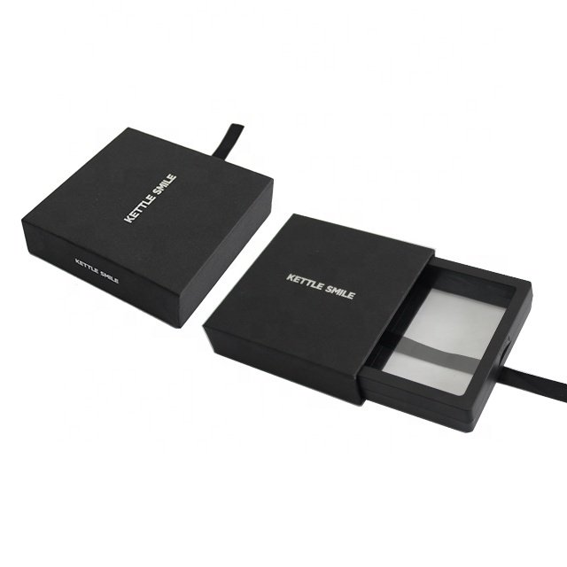 Small Jewlery Box Black Box packaging Cardboard, Jewlery Box packaging paper With Custom Logo