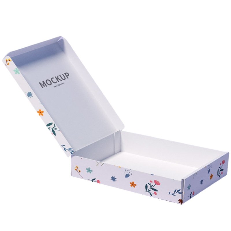 Custom Shipping Mailer Box Color Printed Kraft Corrugated Cardboard Shoes Box With Custom Logo Gift Packaging
