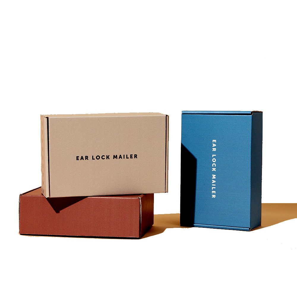 Custom Shipping Mailer Box Color Printed Kraft Corrugated Cardboard Shoes Box With Custom Logo Gift Packaging