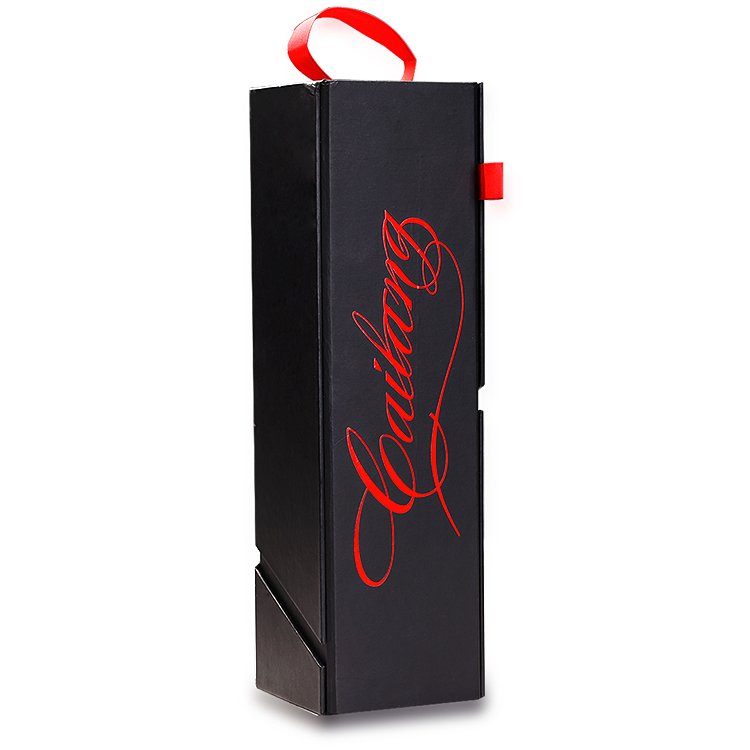 Luxury Custom LOGO Rigid paper foldable gift packaging box with magnet closure for easy to ship and store wine box packaging