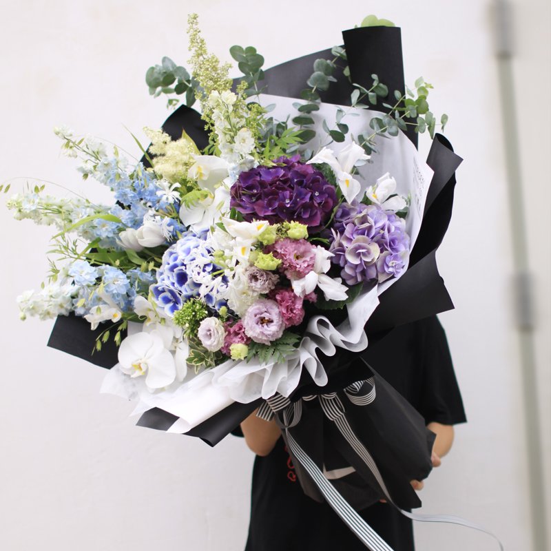 High quality solid color gift bouquet craft paper roll packaging paper for flowers
