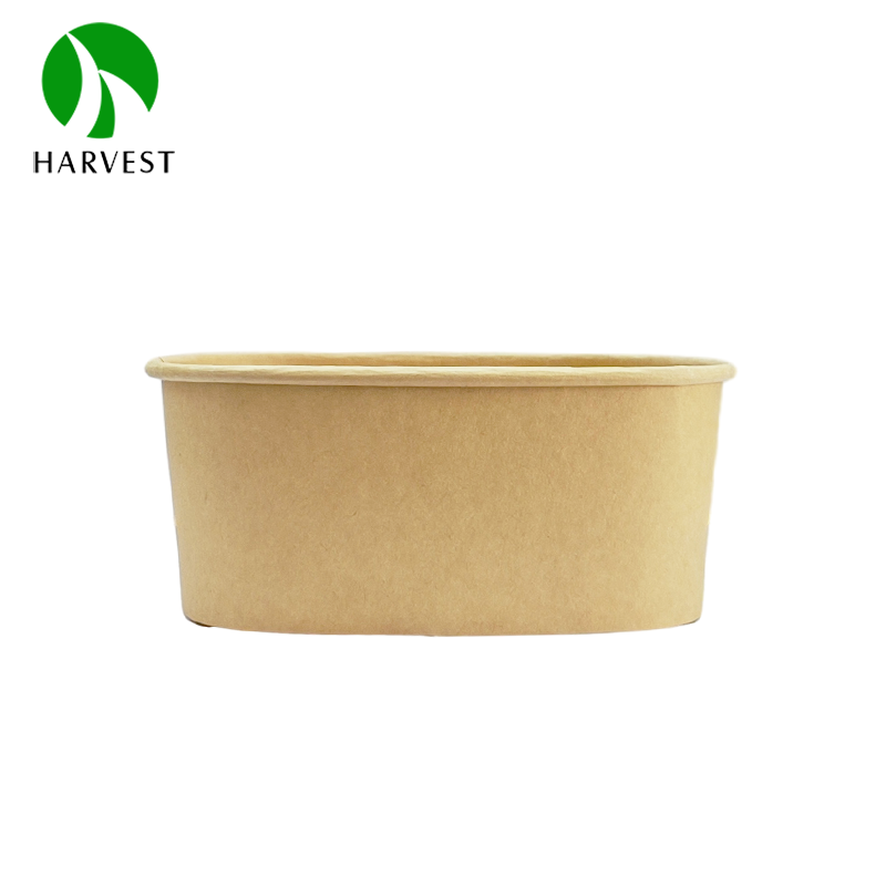 1300ml large kraft disposable take away containers with lids for food